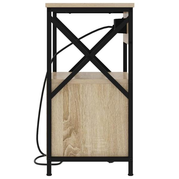 Nachttisch 2 pcs Sonoma Eiche 40 x 31 x 60 cm Holzwerkstoff