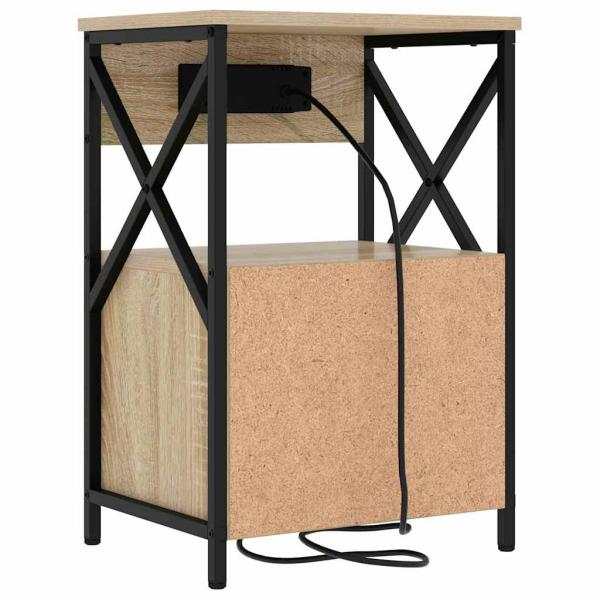 Nachttisch 2 pcs Sonoma Eiche 40 x 31 x 60 cm Holzwerkstoff