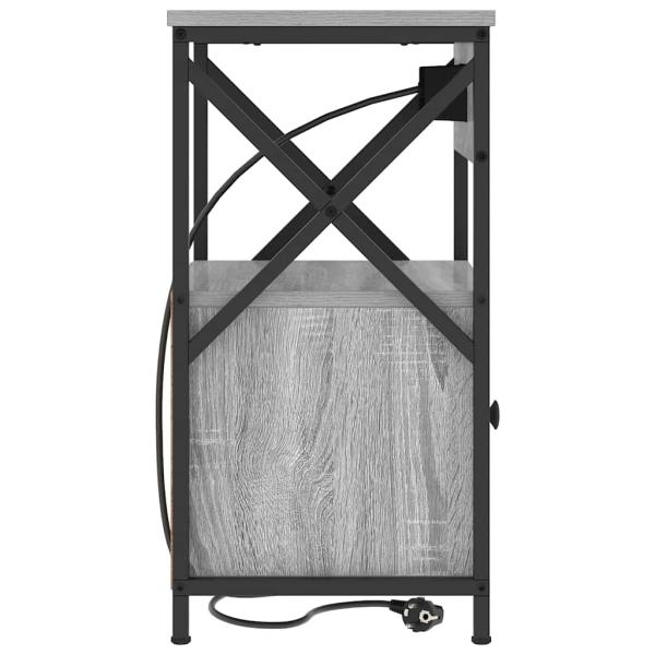 Nachttische 2 pcs Grau Sonoma 40 x 31 x 60 cm Holzwerkstoff