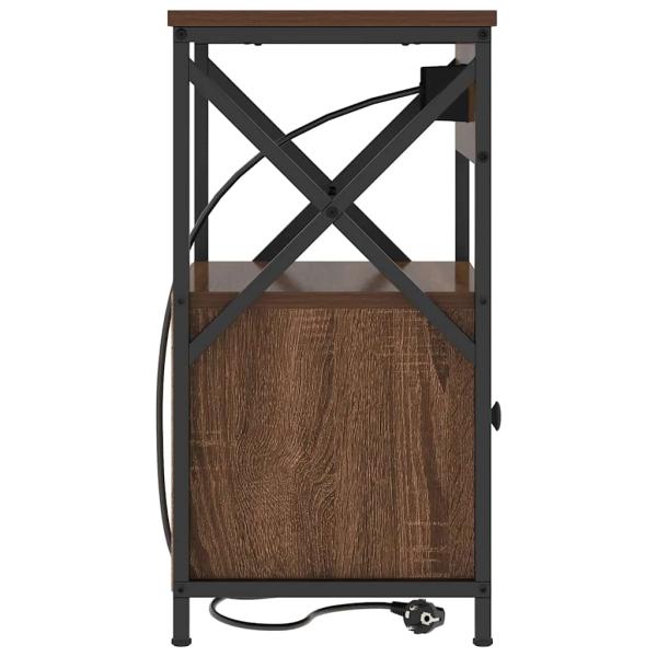 Nachttisch Braune Eiche 40 x 31 x 60 cm Holzwerkstoff
