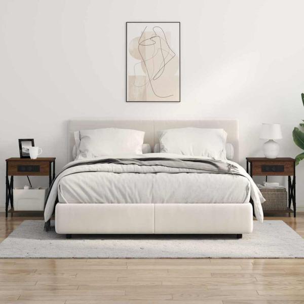 Nachttisch Braun Eiche 41 x 31 x 51 cm Holzwerkstoff