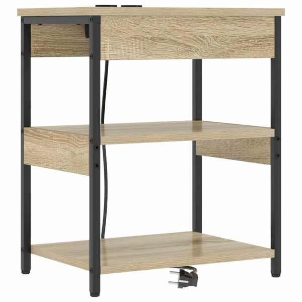 Nachttisch 2 Stk. Sonoma-Eiche 41 x 31 x 51 cm Holzwerkstoff