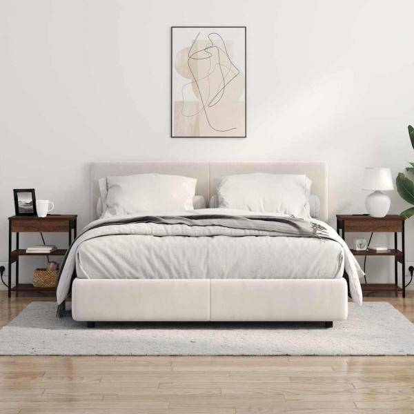 Nachttisch Braune Eiche 41 x 31 x 51 cm Holzwerkstoff