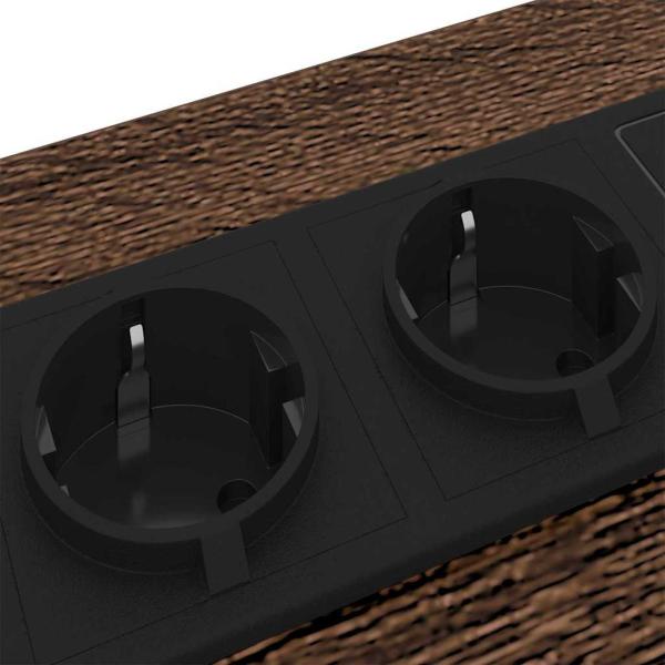 Nachttische 2 pcs Braune Eiche 41 x 31 x 51 cm Holzwerkstoff