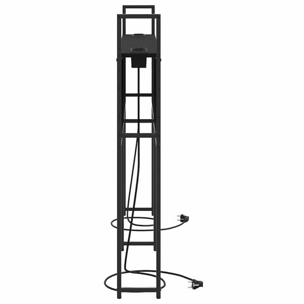 Stauraum-Kopfteil Schwarze Eiche 140 cm Holzwerkstoff