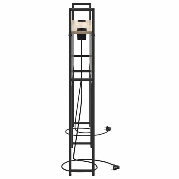 Stauraum-Kopfteil Sonoma Eiche 140 cm Holzwerkstoff