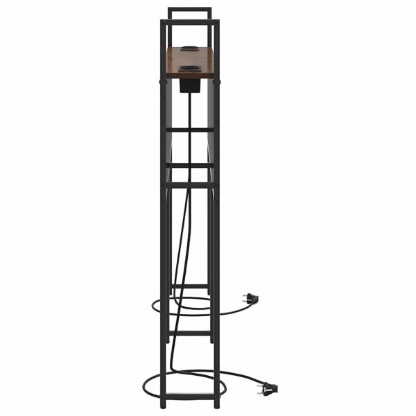 Stauraum-Kopfteil Braune Eiche 140 cm Holzwerkstoff