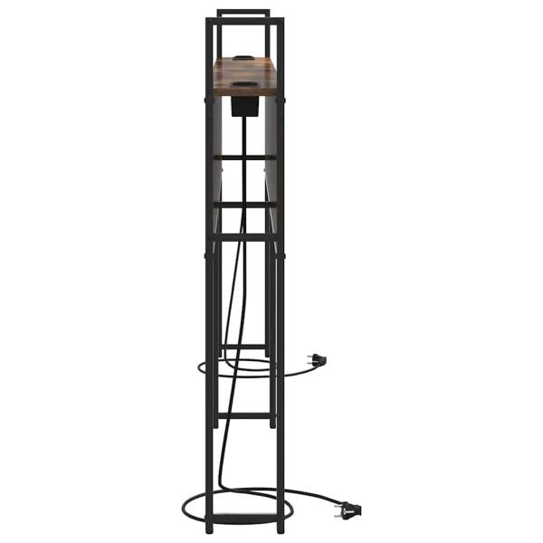 Stauraum-Kopfteil Räuchereiche 200 cm Holzwerkstoff