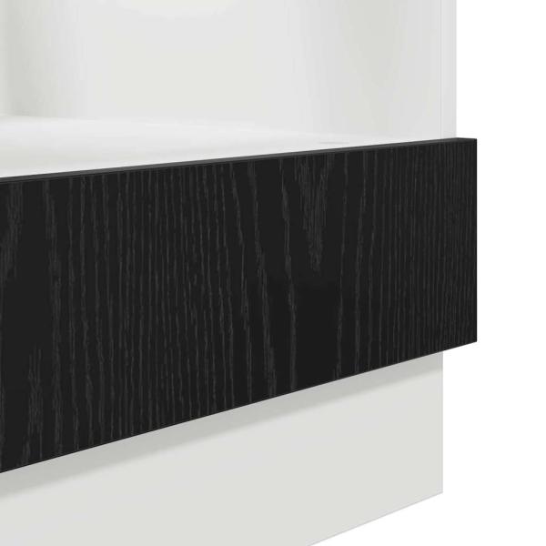 Backofen-Schrank Schwarze Eiche 60 x 46 x 81.5 cm Holzwerkstoff