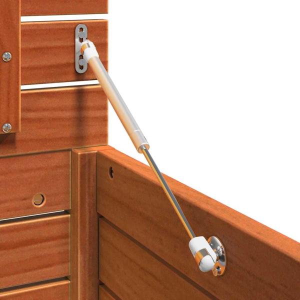 Gartenlagerbox mit Speicher Wachsbraun 101 x 50.5 x 46.5 cm