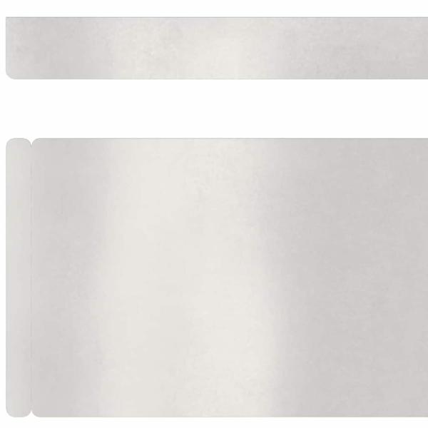 Rasenrand Silber 450 x 10 cm Edelstahl