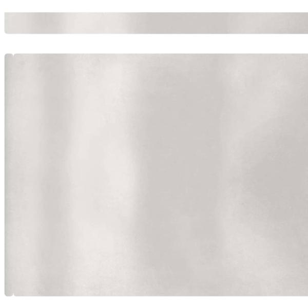 Rasenrand Silber 450 x 25 cm Edelstahl