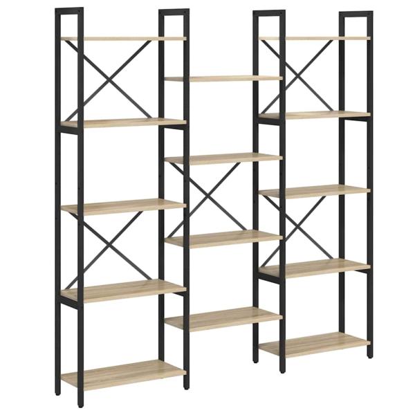 Regal Sonoma Eiche 156 x 25 x 167.5 cm Holzwerkstoff