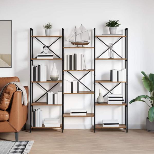 ARDEBO.de - Regal Altholz 156 x 25 x 167.5 cm Holzwerkstoff