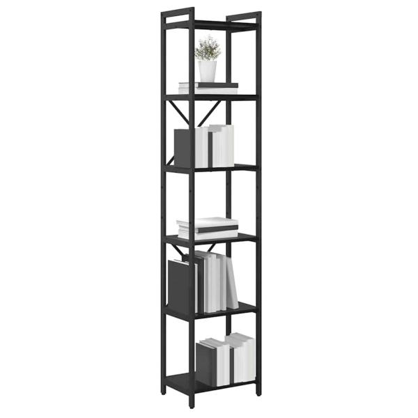 Bücherregal Schwarze Eiche 40 x 30 x 188 cm Holzwerkstoff