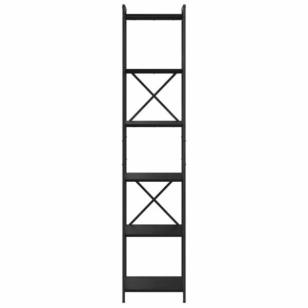 Bücherregal Schwarze Eiche 40 x 30 x 188 cm Holzwerkstoff