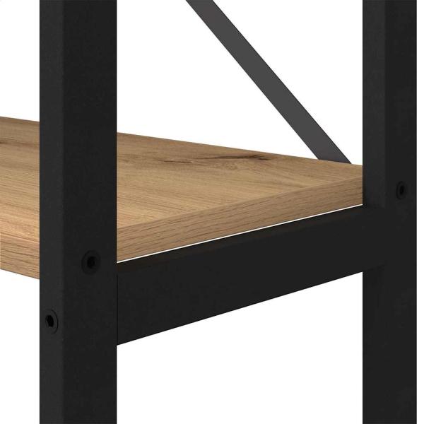 Bücherregal Eiche handwerklich 40 x 30 x 188 cm Holzwerkstoff