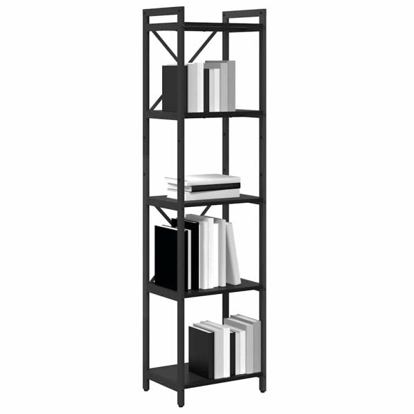 Bücherregal Schwarze Eiche 40 x 30 x 153 cm Holzwerkstoff