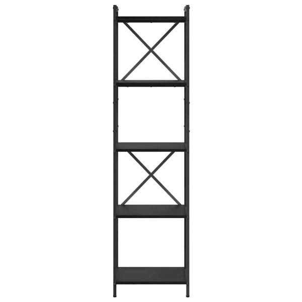 Bücherregal Schwarze Eiche 40 x 30 x 153 cm Holzwerkstoff