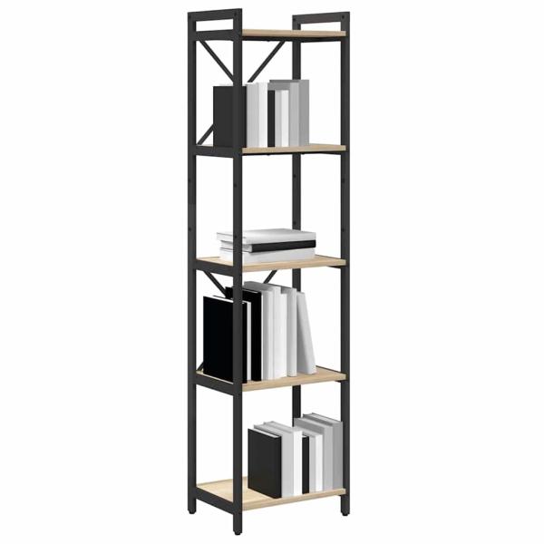 Bücherregal Sonoma Eiche 40 x 30 x 153 cm Holzwerkstoff