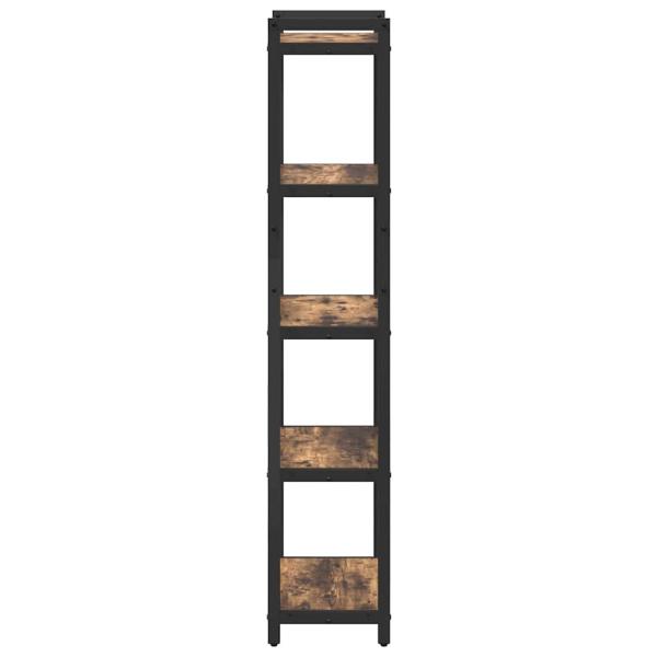 Bücherregal Räuchereiche 40 x 30 x 153 cm Holzwerkstoff
