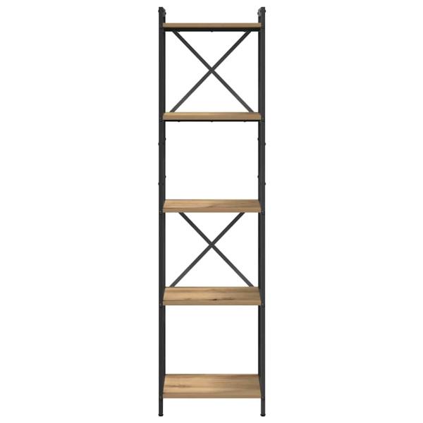 Bücherregal Eiche handwerklich 40 x 30 x 153 cm Holzwerkstoff