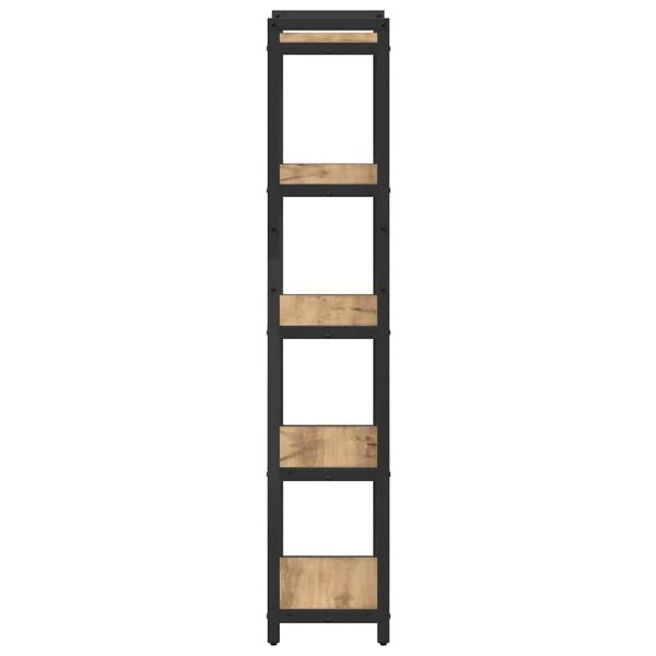 Bücherregal Eiche handwerklich 40 x 30 x 153 cm Holzwerkstoff