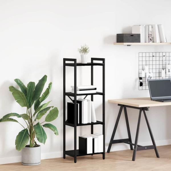 ARDEBO.de - Bücherregal Schwarze Eiche 40 x 30 x 118 cm Holzwerkstoff