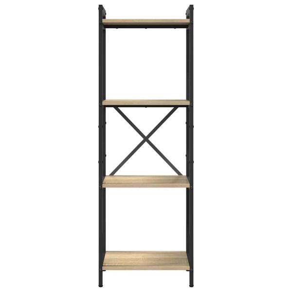 Bücherregal Sonoma Eiche 40 x 30 x 118 cm Holzwerkstoff