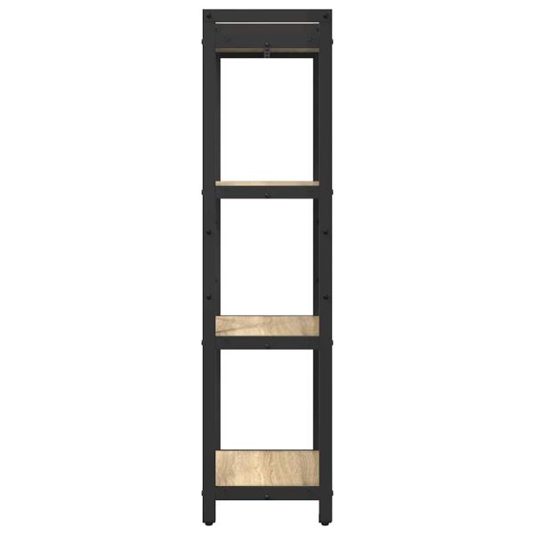 Bücherregal Sonoma Eiche 40 x 30 x 118 cm Holzwerkstoff
