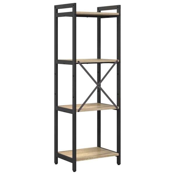 Bücherregal Sonoma Eiche 40 x 30 x 118 cm Holzwerkstoff