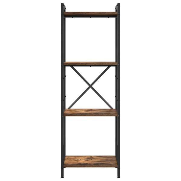 Bücherregal Räuchereiche 40 x 30 x 118 cm Holz