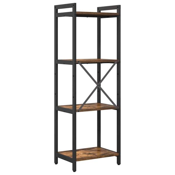 Bücherregal Räuchereiche 40 x 30 x 118 cm Holz