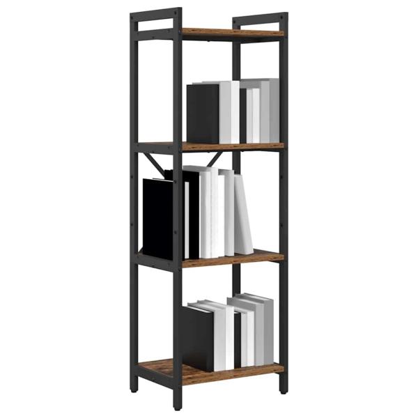 Bücherregal Altholz 40 x 30 x 118 cm Massivholz