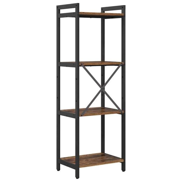 Bücherregal Altholz 40 x 30 x 118 cm Massivholz