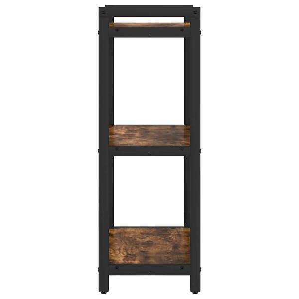 Bücherregal Räuchereiche 40 x 30 x 83 cm Holzwerkstoff