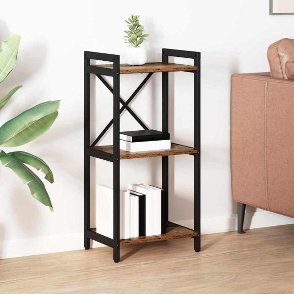 ARDEBO.de - Bücherregal Altholz 40 x 30 x 83 cm Holzwerkstoff