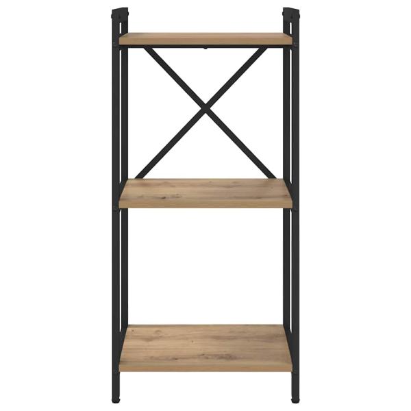 Bücherregal Eiche handwerklich 40 x 30 x 83 cm Holzwerkstoff
