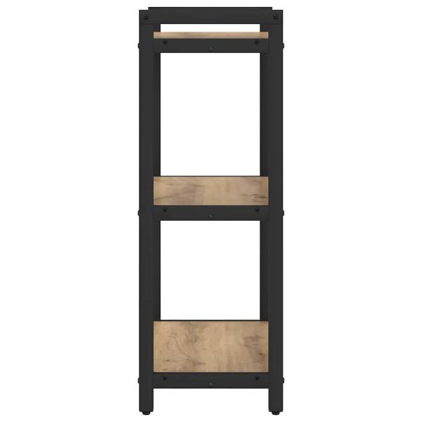 Bücherregal Eiche handwerklich 40 x 30 x 83 cm Holzwerkstoff