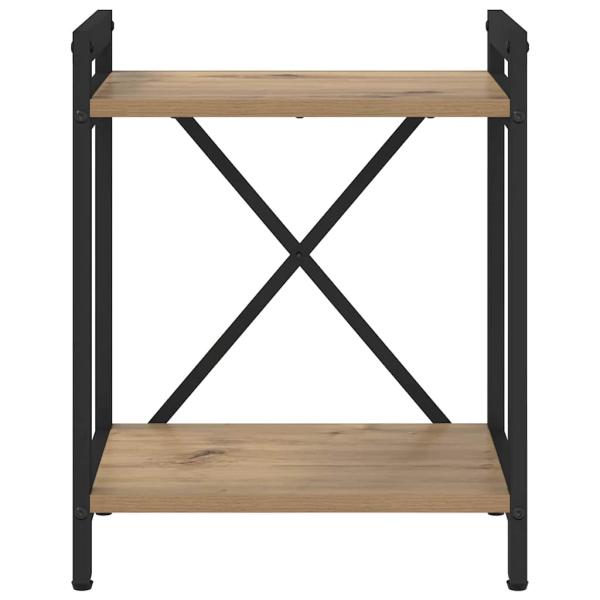 Bücherregal Eiche handwerklich 40 x 30 x 48,5 cm Holzwerkstoff