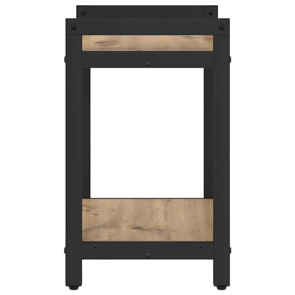 Bücherregal Eiche handwerklich 40 x 30 x 48,5 cm Holzwerkstoff