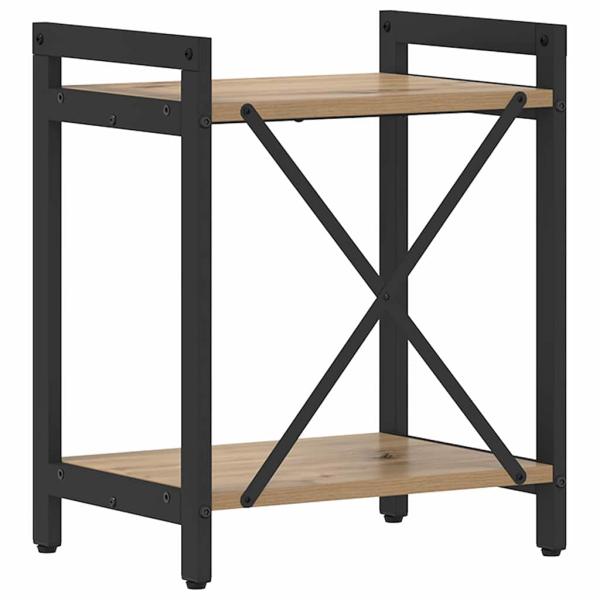 Bücherregal Eiche handwerklich 40 x 30 x 48,5 cm Holzwerkstoff