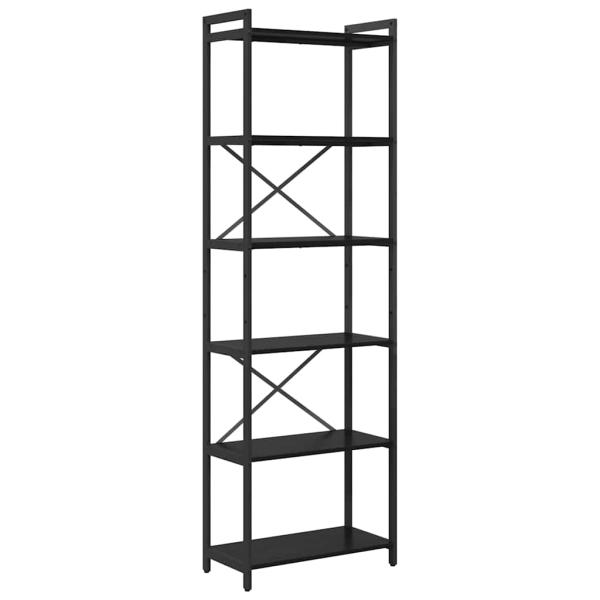 Bücherregal Schwarze Eiche 60 x 30 x 188 cm Spanplatte