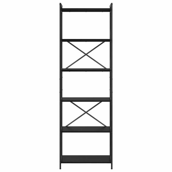 Bücherregal Schwarze Eiche 60 x 30 x 188 cm Spanplatte