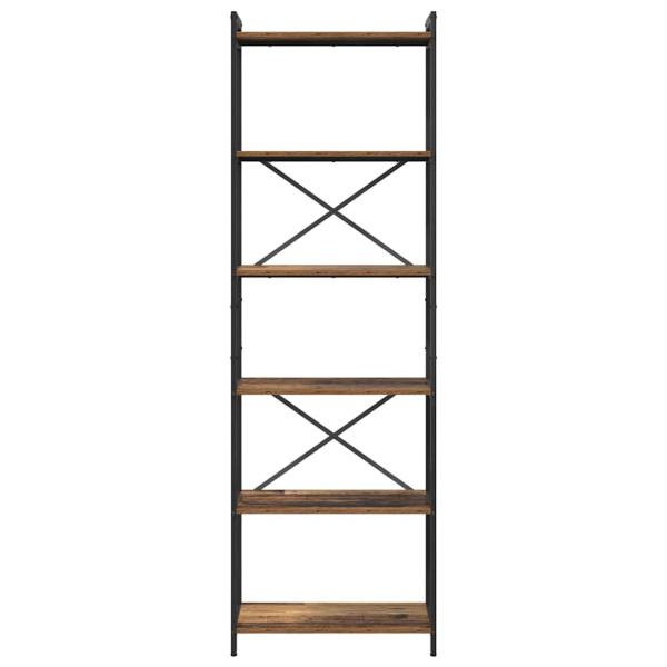 ARDEBO.de - Bücherregal Altholz 60 x 30 x 188 cm Altes Holz