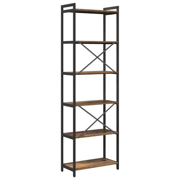 Bücherregal Altholz 60 x 30 x 188 cm Altes Holz