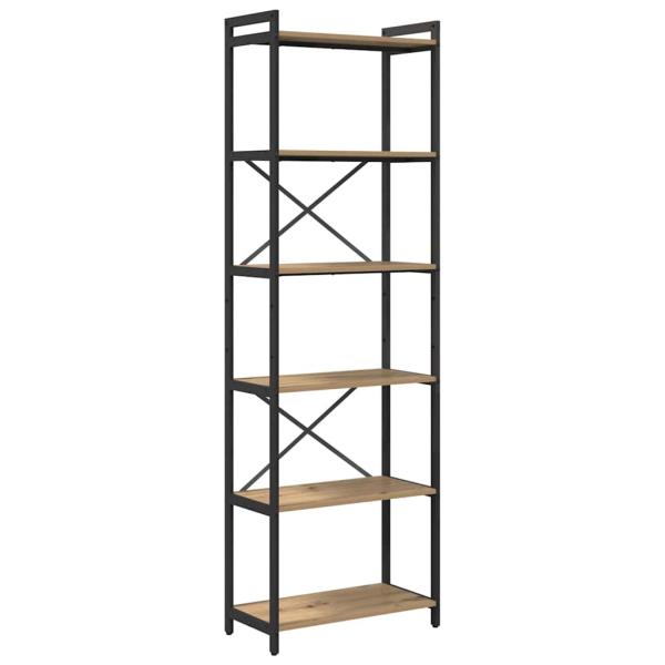 Bücherregal Eiche handwerklich 60 x 30 x 188 cm