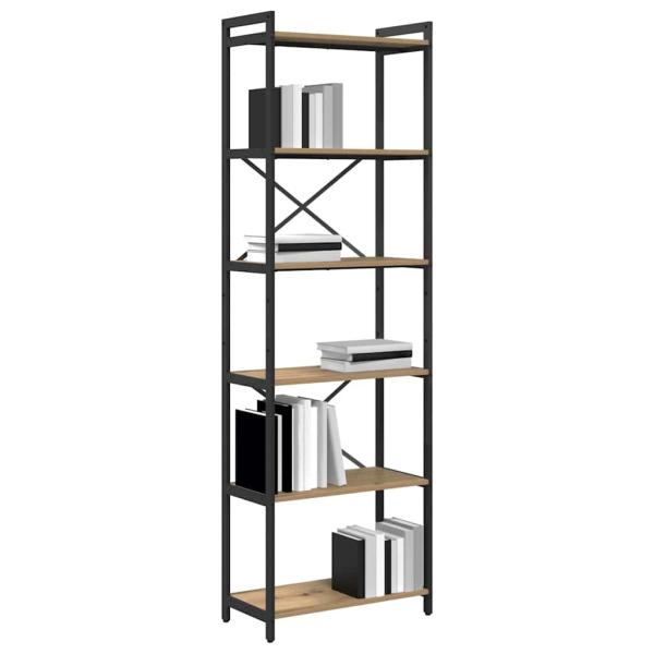 Bücherregal Eiche handwerklich 60 x 30 x 188 cm