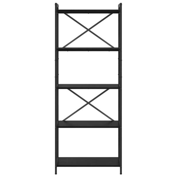 Bücherregal Schwarze Eiche 60 x 30 x 153 cm Holzwerkstoff