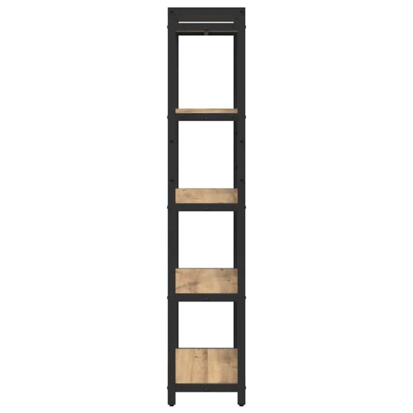 Bücherregal Eiche handwerklich 60 x 30 x 153 cm Holzwerkstoff
